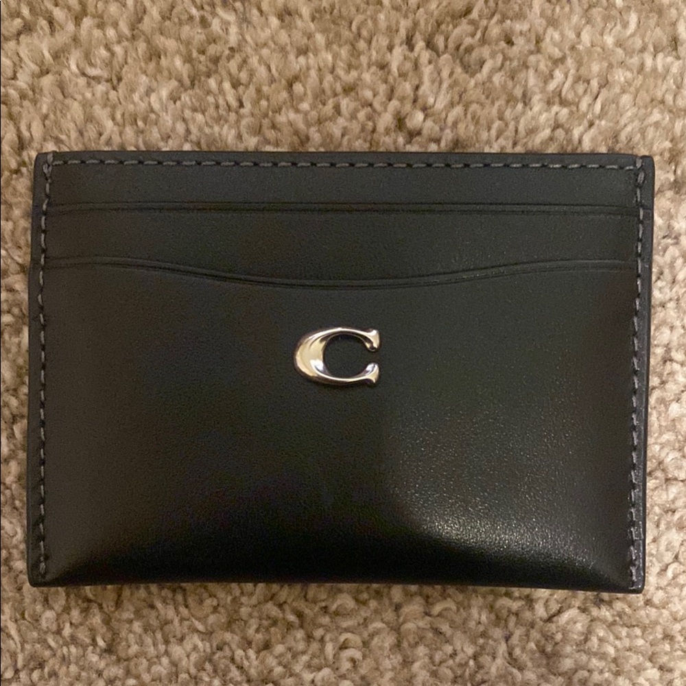 Coach Essentials Card Holder - Black